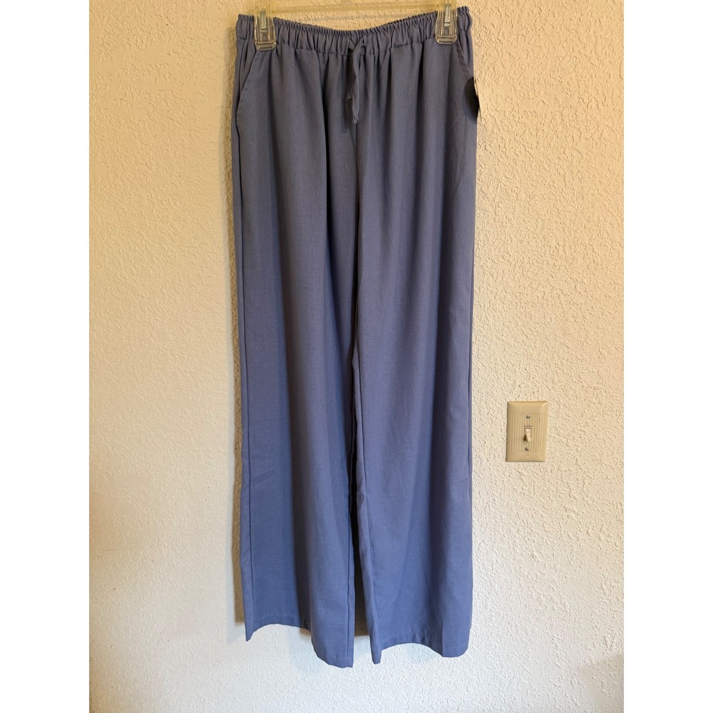 Jolie & Joy‎ Linen Blend Wide Leg Drawstring Pants Large J5N6057W